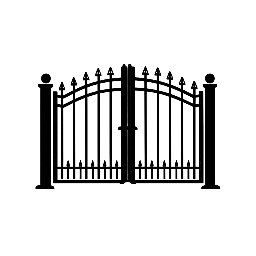 Ferforje Villa Kapısı